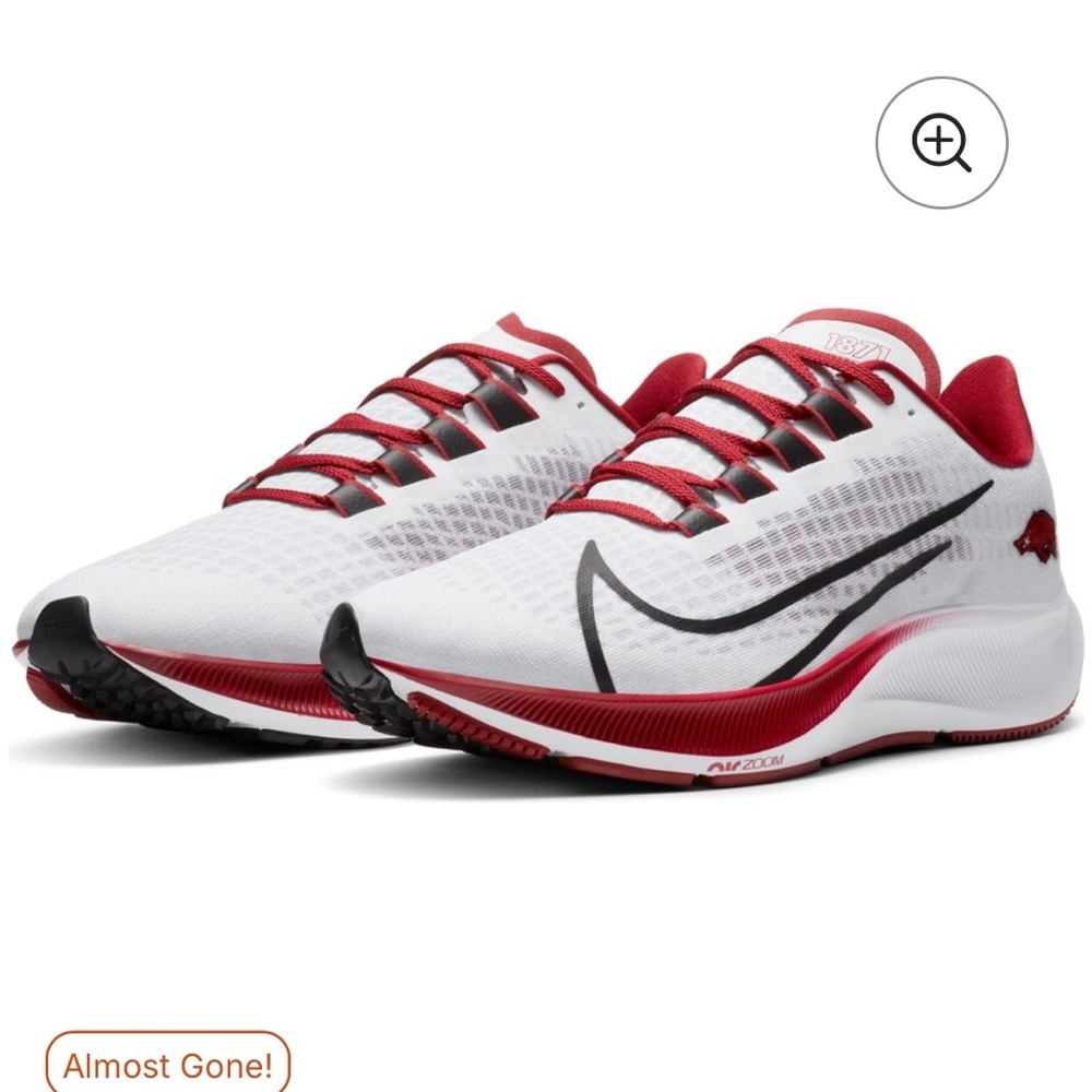 Arkansas Razorbacks Nike Unisex Pegasus 37 Running Shoes